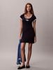 Calvin Klein - Đầm Tay Ngắn Nữ Cotton Stretch Logo T-Shirt Dress