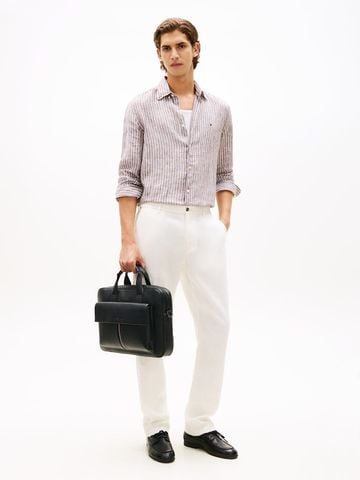 Tommy Hilfiger - Túi Laptop Nam Flap Pocket Pebble Grain Laptop Bag