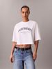 Calvin Klein - Áo Thun Tay Ngắn Nữ Cropped Varsity Logo T-shirt