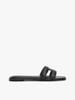 Tommy Hilfiger - Dép Quai Ngang Nữ Leather TH Monogram Mules