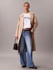 Calvin Klein - Áo Thun Tay Ngắn Nữ Cropped Varsity Logo T-shirt