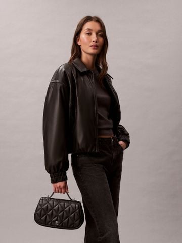 Calvin Klein - Túi xách nữ CK Quilted Top Handle Chain Bag - 4