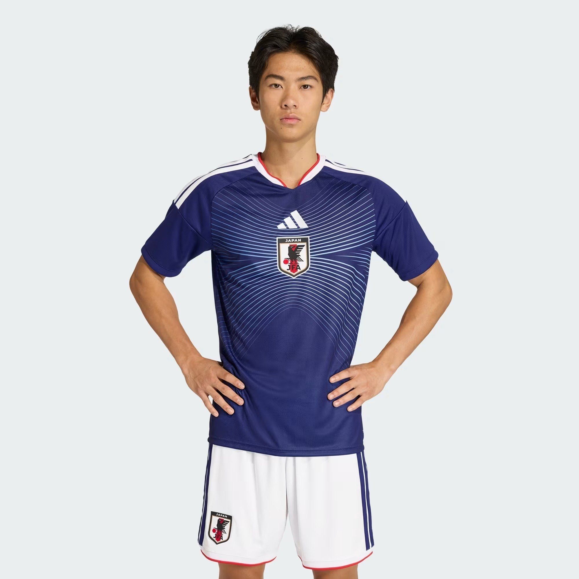 Adidas - Áo Tay Ngắn Thể Thao Nam Football Japan Home Jersey