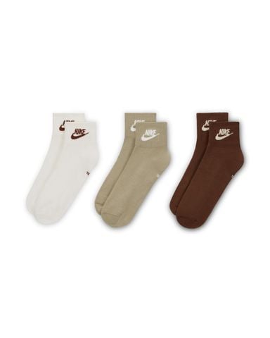 Nike - Vớ Thể Thao Unisex Sportswear Everyday Essential Ankle 3 Pairs