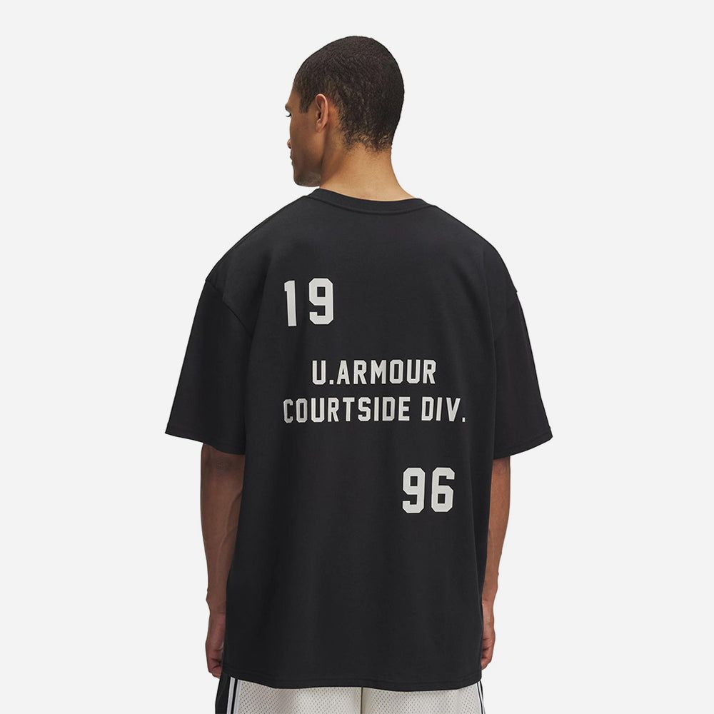 Under Armour - Áo thun nam Hoops Courtside Heavyweight Oversized Short Sleeve T-Shirt