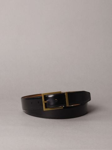 Calvin Klein - Thắt Lưng Nam Square Buckle Smooth 32mm Reversible