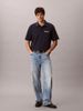 Calvin Klein - Áo Thun Có Cổ Nam Script Logo Graphic Pique Relaxed Polo Shirt
