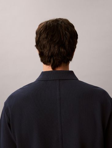 Calvin Klein - Áo Thun Có Cổ Nam Script Logo Graphic Pique Relaxed Polo Shirt