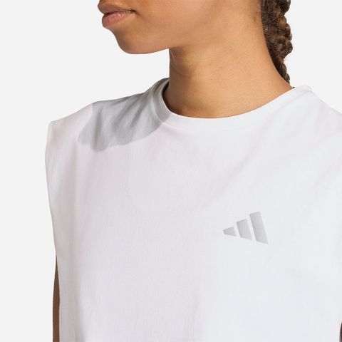 Adidas - Áo Thun Ba Lỗ Chạy Bộ Nữ Run Essential Crop