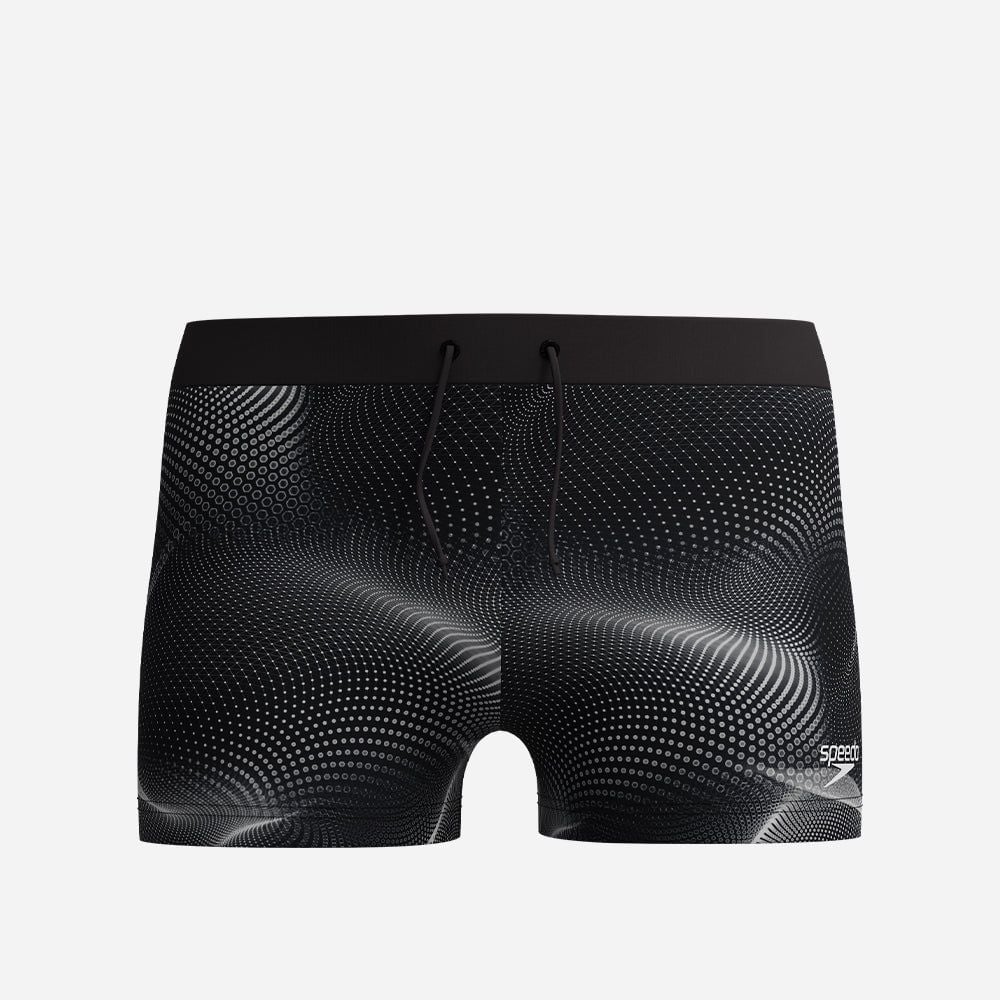 Speedo - Quần bơi nam Valmilton Allover Grey Swimming