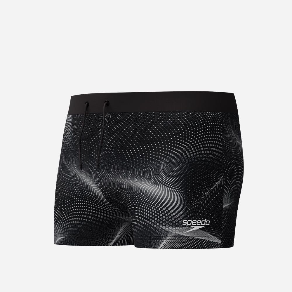 Speedo - Quần bơi nam Valmilton Allover Grey Swimming