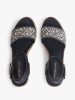 Tommy Hilfiger - Giày Thời Trang Nữ Logo Plaque Jacquard Wedge Heel Espadrilles