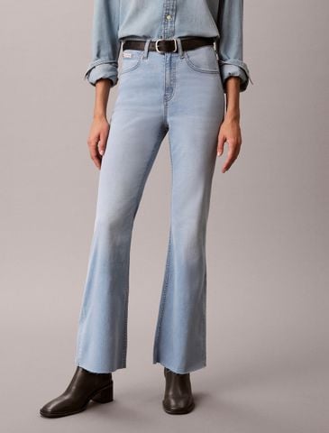 Calvin Klein - Quần Jean Dài Nữ 37.5 Asian Fit High Rise Flared Jeans