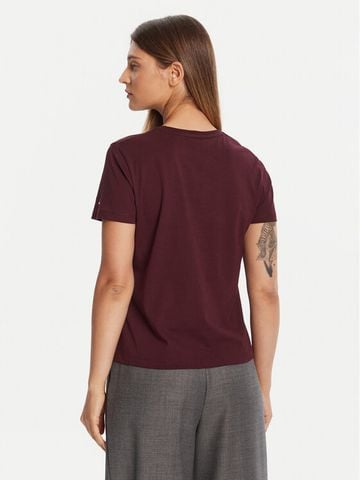 Tommy Hilfiger - Áo thun tay ngắn nữ TH Gold Crest Regular Tee