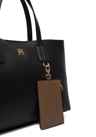 Tommy Hilfiger - Túi xách nữ Black Icon TH Monogram Tote Bag - 4