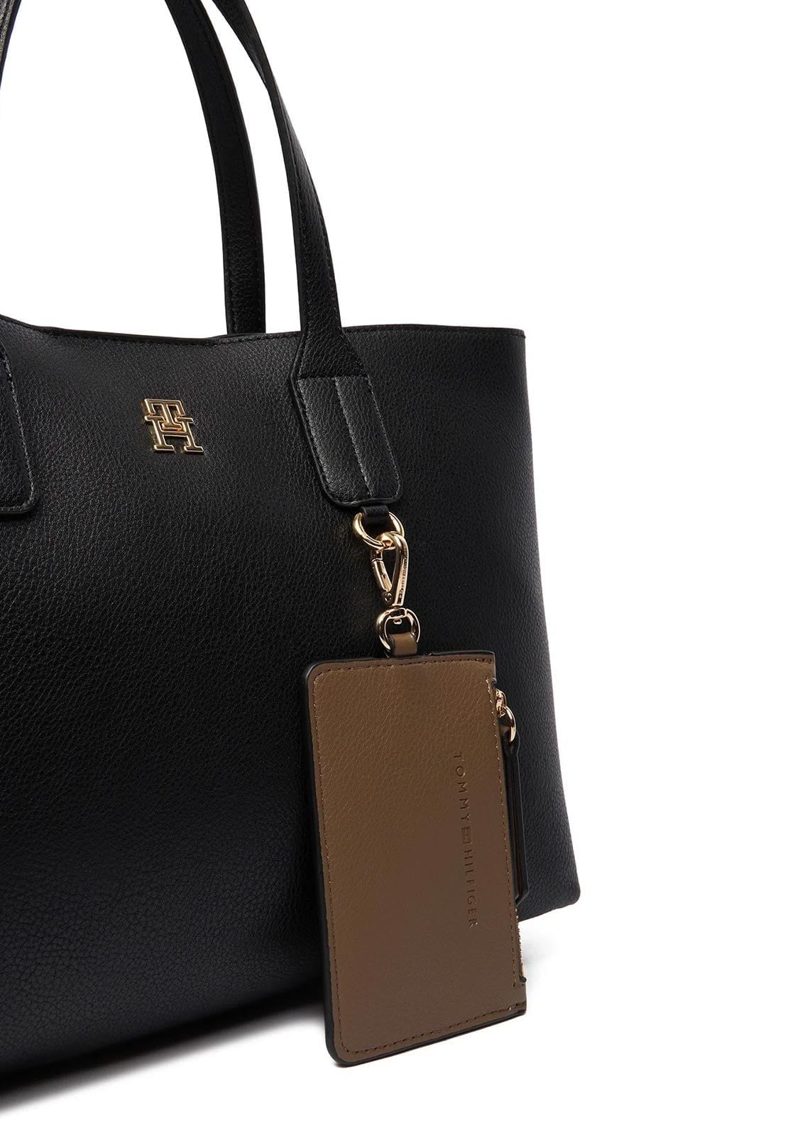 Tommy Hilfiger - Túi xách nữ Black Icon TH Monogram Tote Bag