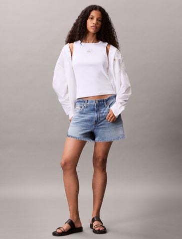 Calvin Klein - Áo ba lỗ nữ Cotton Stretch Rib Tank Top - 4