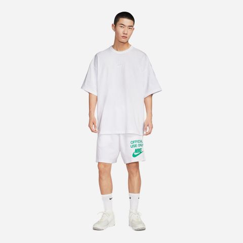 Nike - Áo thun thời trang thể thao Nam Men's Sportswear Premium Essentials Oversized T-Shirt - White