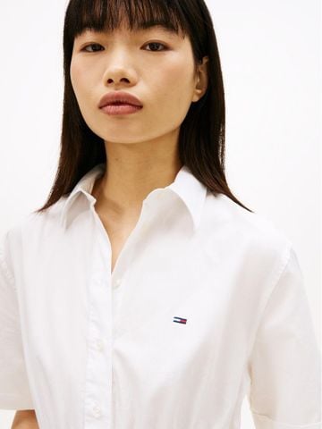 Tommy Hilfiger - Đầm Sơ Mi Nữ TH Mini Stripe Shirt Dress