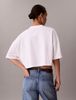 Calvin Klein - Áo Thun Tay Ngắn Nữ Cropped Varsity Logo T-shirt
