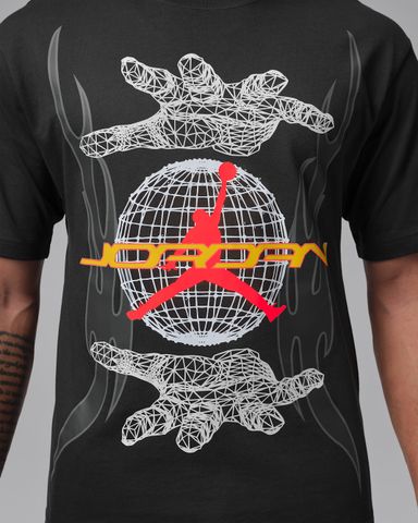 Nike - Áo Tay Ngắn Thể Thao Nam Jordan Michael Jordan Hands Graphic Short Sleeve Crew