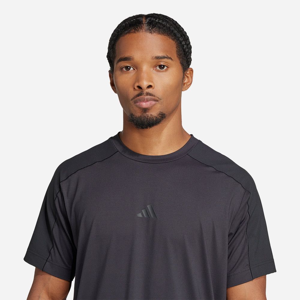 adidas - Áo thun Nam Men's Adidas Puremotion T-Shirt - Black