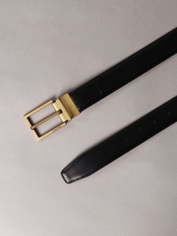 Calvin Klein - Thắt Lưng Nam Square Buckle Smooth 32mm Reversible
