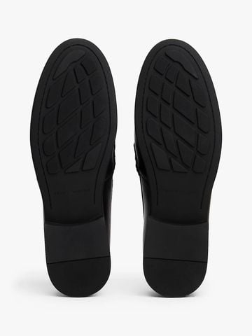 Tommy Hilfiger - Giày tây nữ Leather TH Monogram Chain Loafers