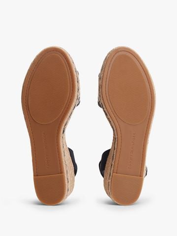Tommy Hilfiger - Giày Thời Trang Nữ Logo Plaque Jacquard Wedge Heel Espadrilles - 3