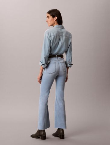 Calvin Klein - Quần Jean Dài Nữ 37.5 Asian Fit High Rise Flared Jeans