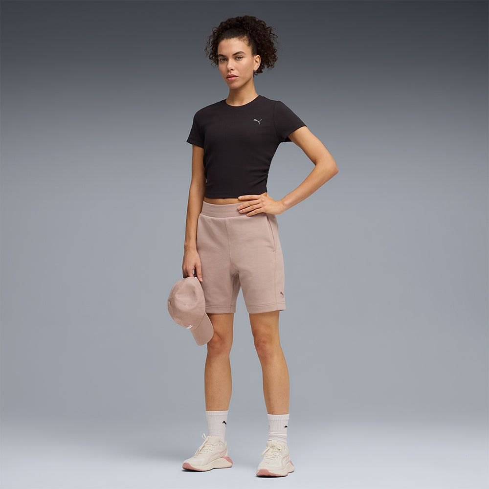 Puma - Áo Tay Ngắn Thể Thao Nữ Cloudspun Rib Tee