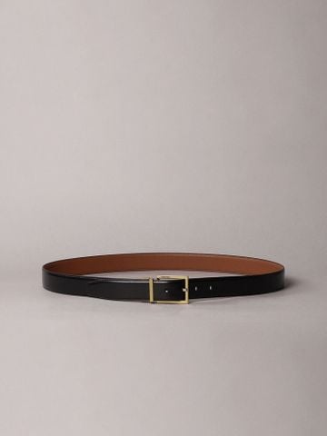 Calvin Klein - Thắt Lưng Nam Square Buckle Smooth 32mm Reversible