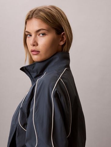 Calvin Klein - Áo Khoác Thể Thao Nữ Novelty Nylon Piping Jacket - 4