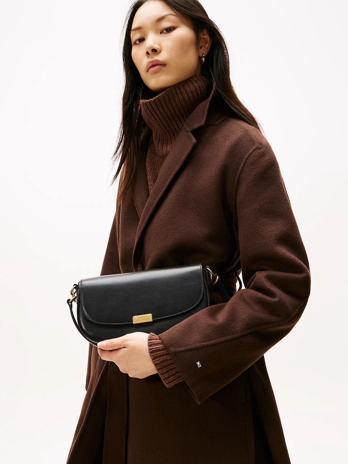 Tommy Hilfiger - Túi đeo chéo nữ Iconic Leather Crossbody Bag