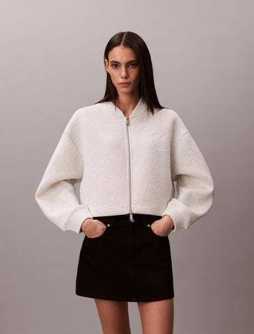 Calvin Klein - Áo Khoác Bomber Nữ Oversized Zip Bomber Jacket