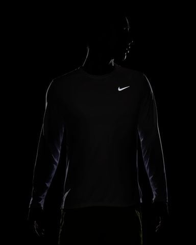 Nike - Áo Tay Dài Thể Thao Nam Miler Dri-FIT UV Long-Sleeve Running Top
