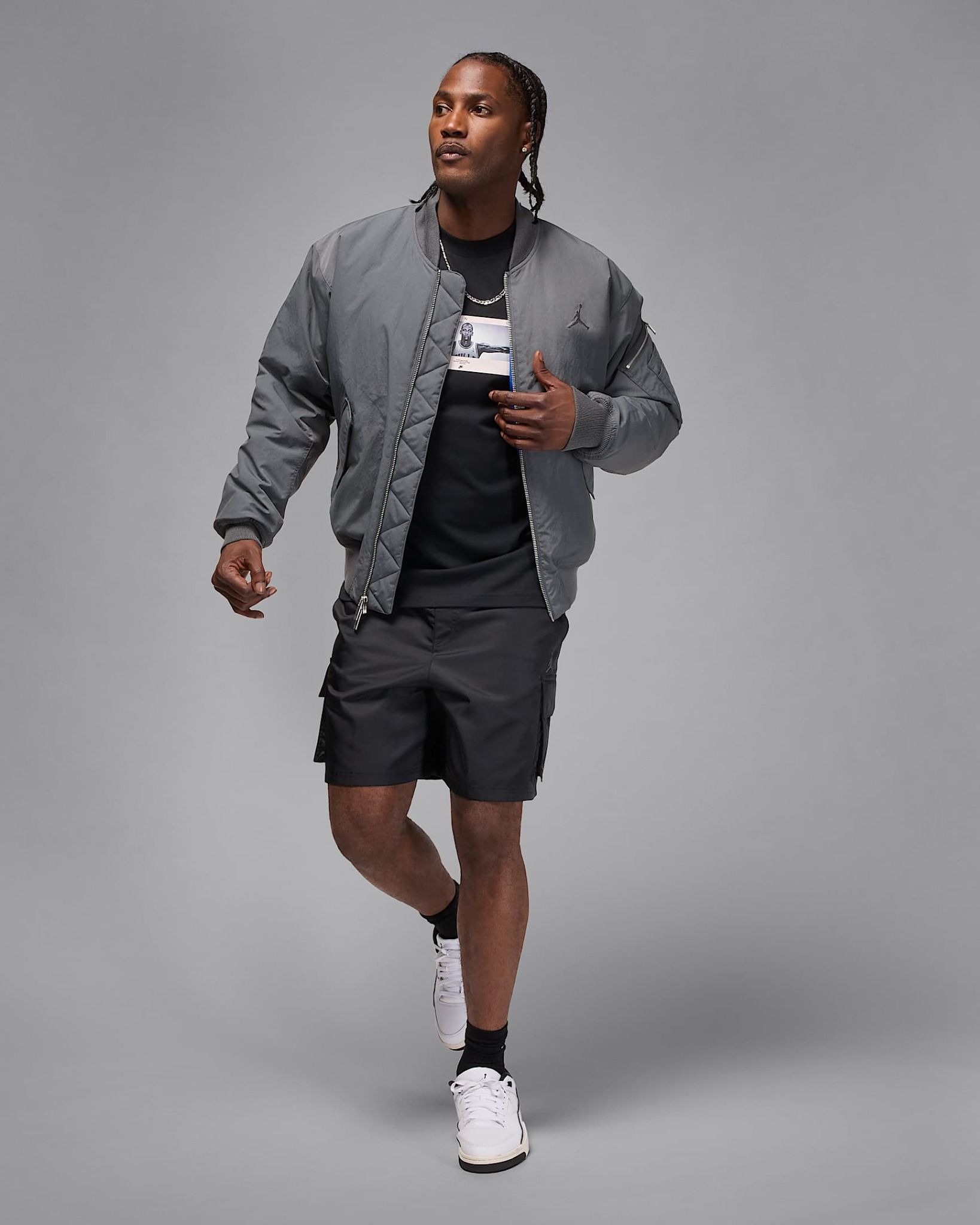 Nike - Quần ngắn thể thao Nam Jordan Brooklyn Men's Cargo Shorts