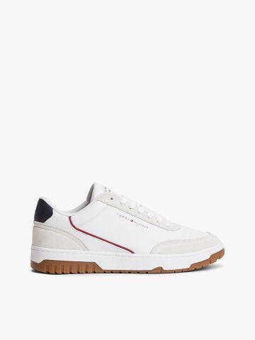 Tommy Hilfiger - Giày Thể Thao Nam Mixed Texture Leather Basketball Trainers - 2