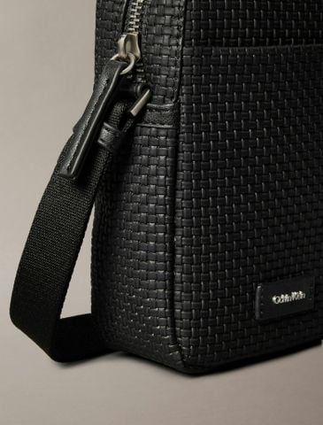 Calvin Klein - Túi đeo chéo nam CK Woven Reporter Bag - 2