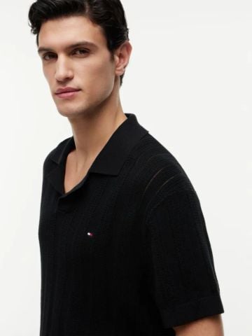 Tommy Hilfiger - Áo Thun Có Cổ Nam Structured Polo Shirt With Linen