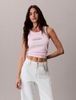 Calvin Klein - Áo Thun Ba Lỗ Nữ Slim Ribbed Cotton Tank Top