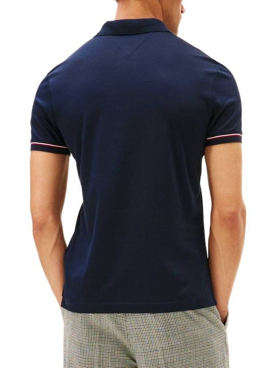 Tommy Hilfiger - Áo thun có cổ polo tay ngắn nam Liquid Cuff Slim Polo