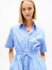 Tommy Hilfiger - Đầm Nữ Stripe Relaxed Poplin Mini Shirt Dress
