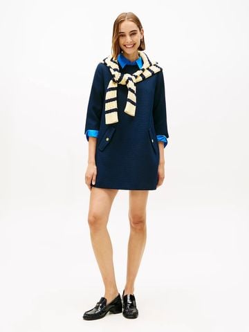 Tommy Hilfiger - Đầm Mini Nữ Preppy Texture Mini Shift Dress