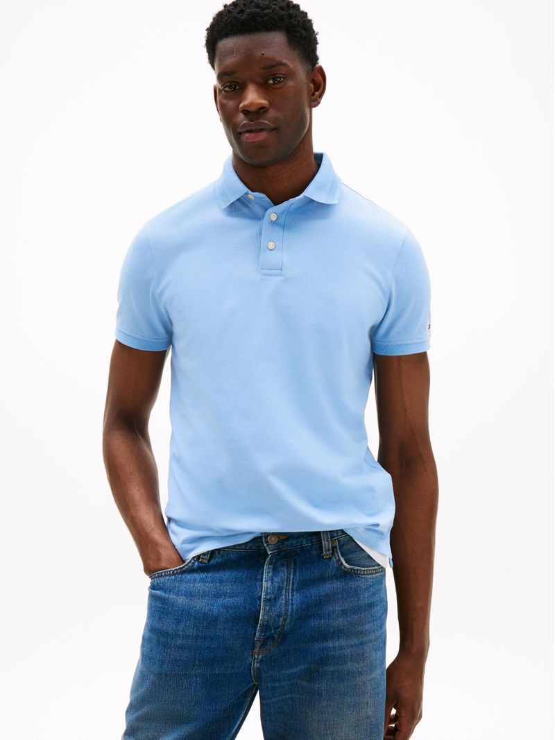 Tommy Hilfiger - Áo polo tay ngắn nam TH Single Jersey Regular Polo