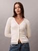 Calvin Klein - Áo Cardigan Nữ Woven Monologo Cable Cardigan