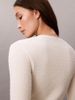 Calvin Klein - Áo Cardigan Nữ Woven Monologo Cable Cardigan