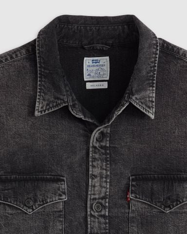 Levi's - Áo sơ mi tay dài nam Relaxed Fit Western Shirt - Black
