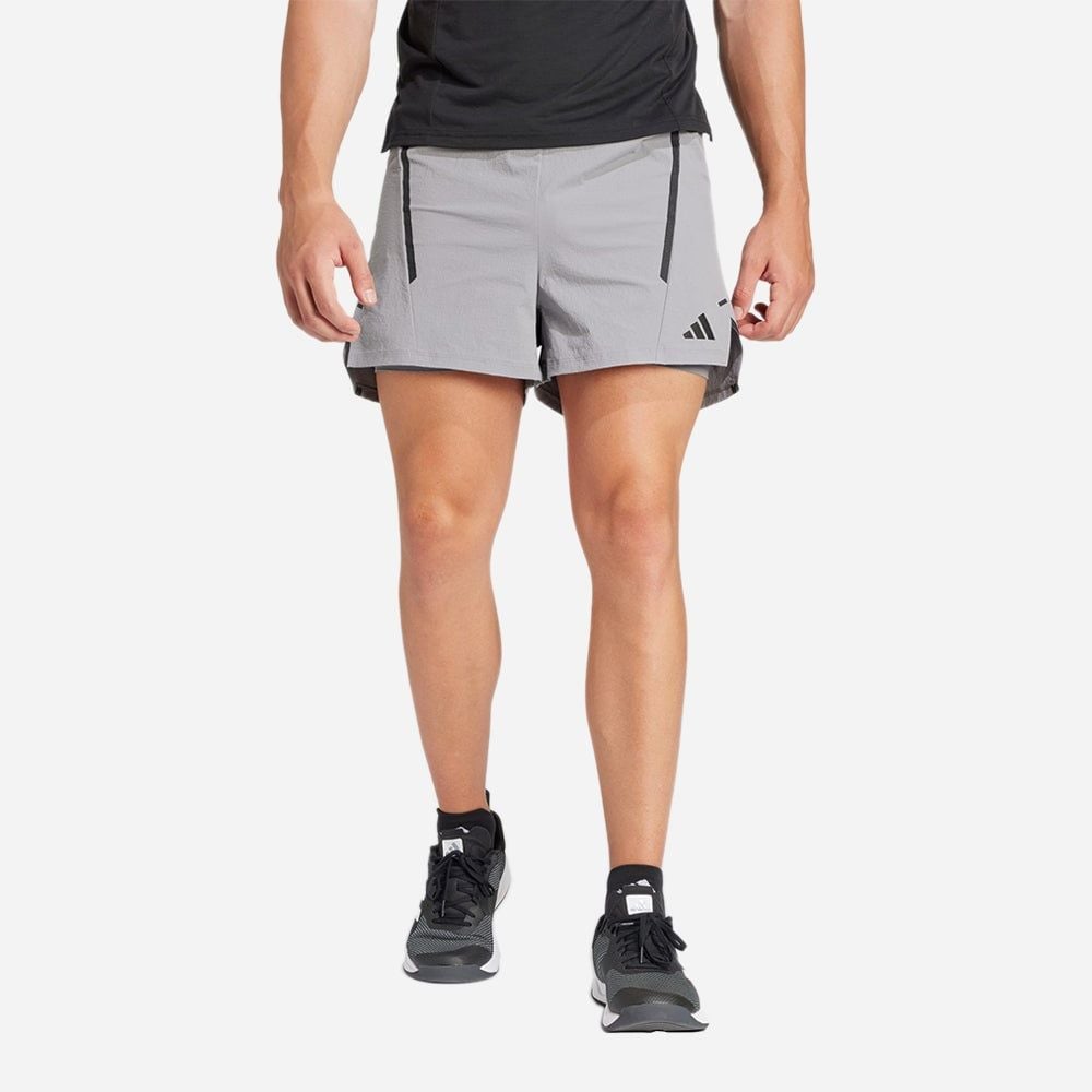 adidas - Quần ngắn thể thao Nam Men's Adidas D4T Pro Series Adistrong Workout Shorts - Gray
