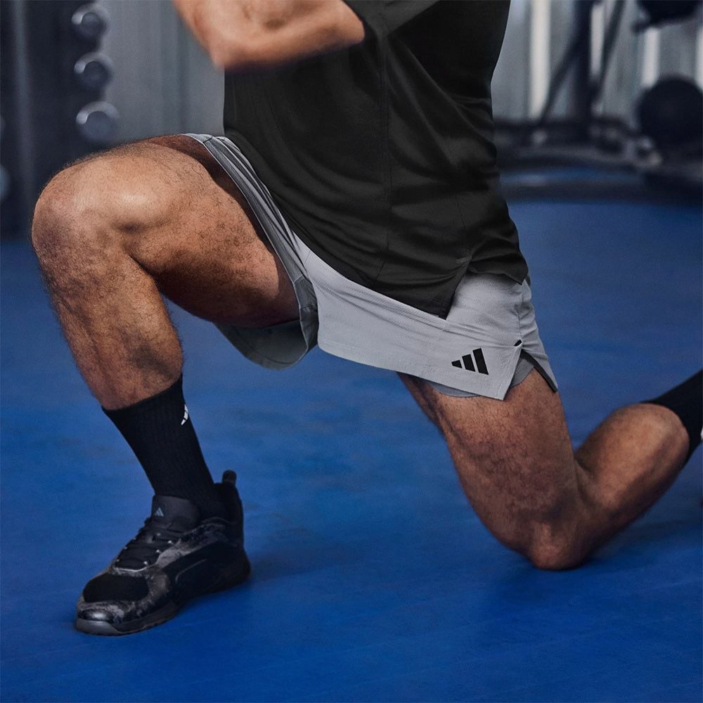 adidas - Quần ngắn thể thao Nam Men's Adidas D4T Pro Series Adistrong Workout Shorts - Gray
